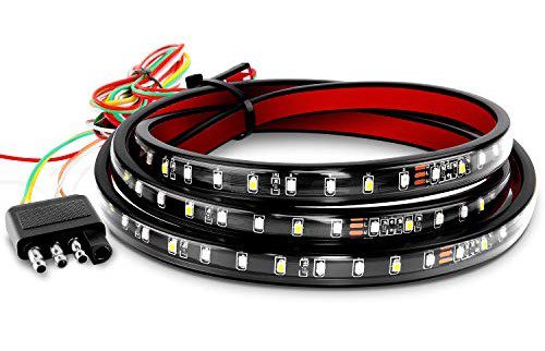 Nilight 60" Truck Tailgate Light Bar 108 LED Single Row Light